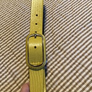 Banana Republic YellowLeather Belt